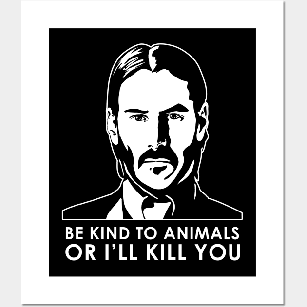 Be kind to Animals Wall Art by nickbeta